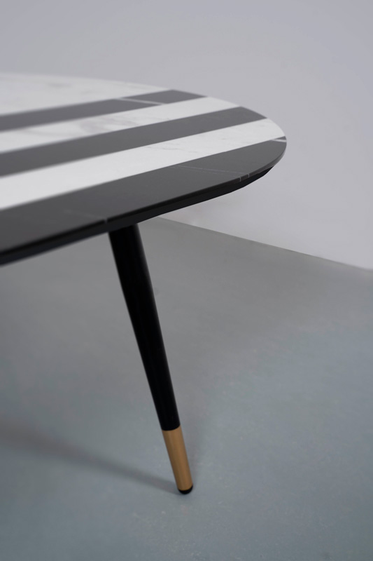Modern marble mosaic coffee table
