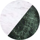 RECTANGULAR TABLETOP NEBULA TEXTURE POLISHED/BAMBOO ROUND TABLETOP VERDE GUATEMALA TEXTURE LEATHER